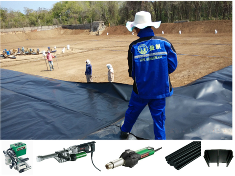 40 mils Membran HDPE Akuakultur